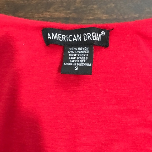 American Dream long thick thigh dress double layer SZ S - Picture 2 of 2